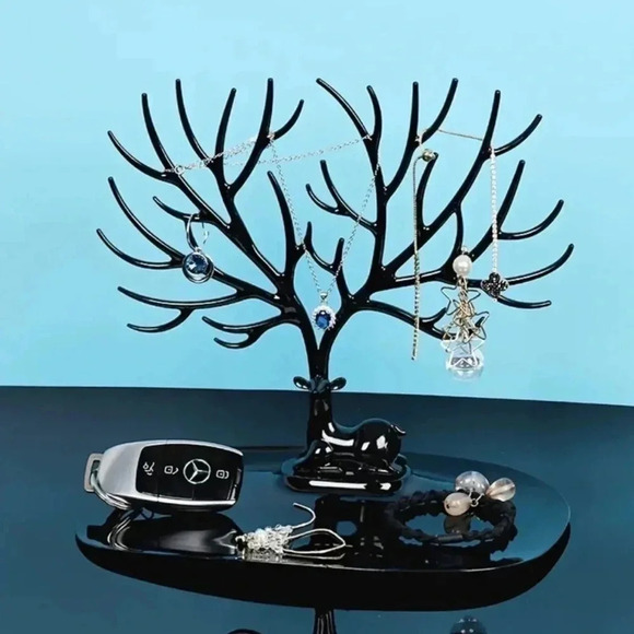 2 LEFT! Black Deer Jewelry Display - Picture 1 of 3